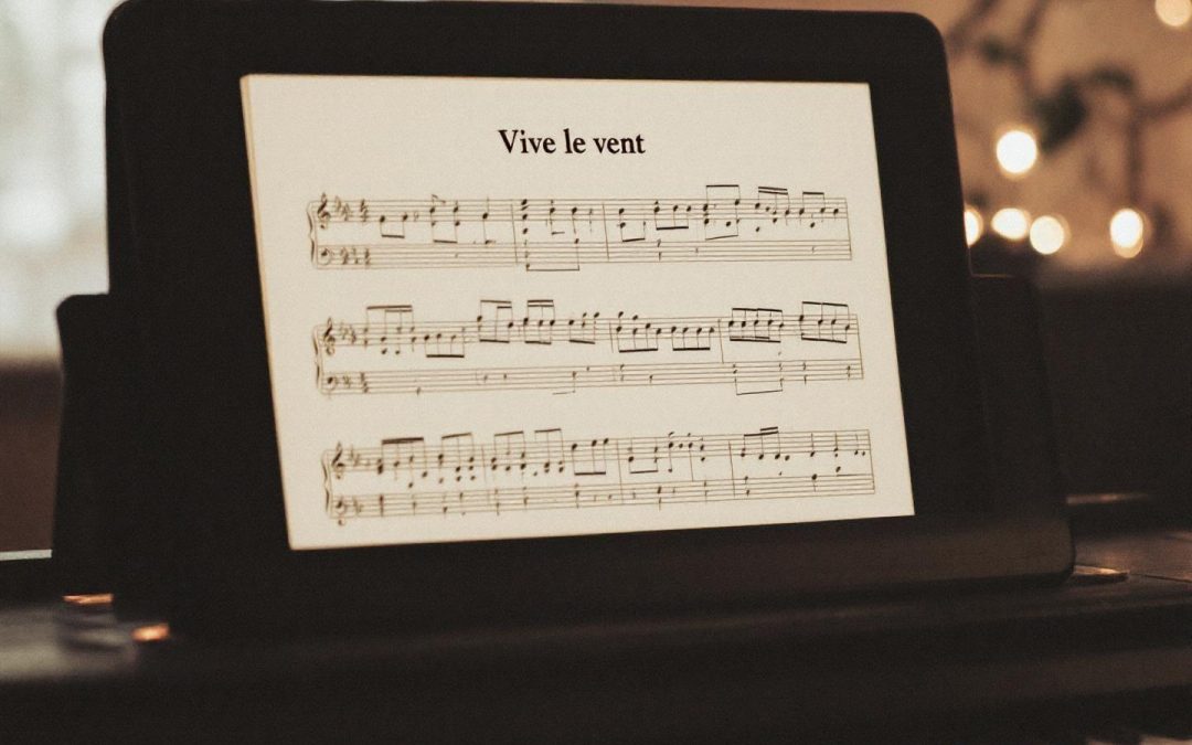 Partition de Vive le vent : téléchargez gratuitement la version complète pour piano et voix