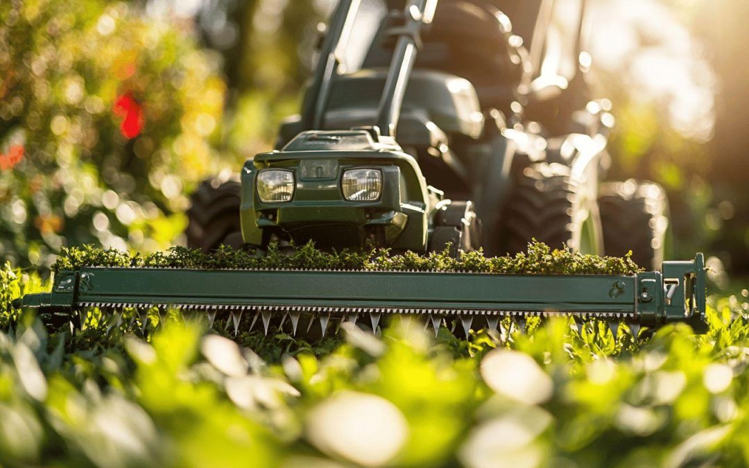 Taille haie télescopique pour tracteur tondeuse : matériel de jardin pour entretien d&rsquo;espaces verts