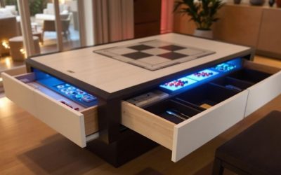 Table basse pour jeux de société : design multifonctionnel pour vos soirées ludiques