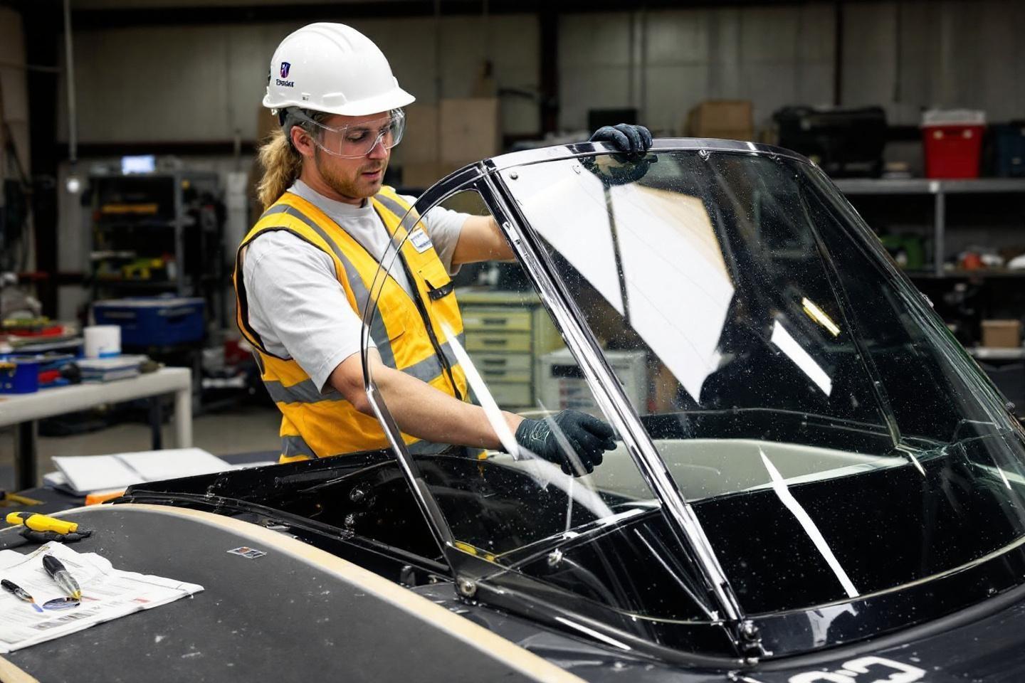 fabriquer pare brise bateau