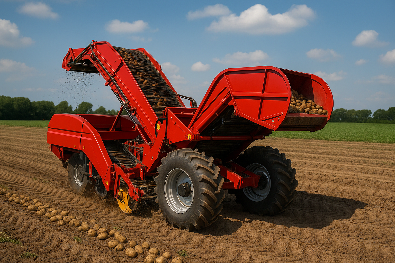 arracheuse de pomme de terre pour motoculteur