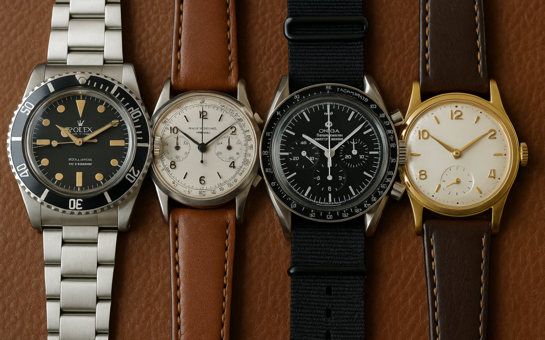 Les montres anciennes les plus recherchées : entre passion, investissement et élégance