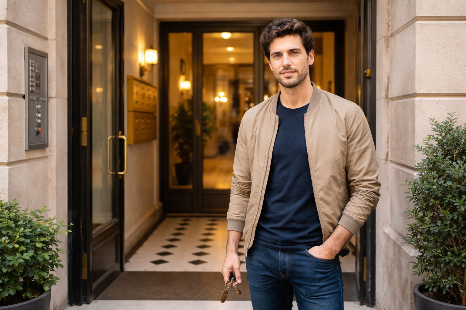 rénovation hall d'entrée immeuble